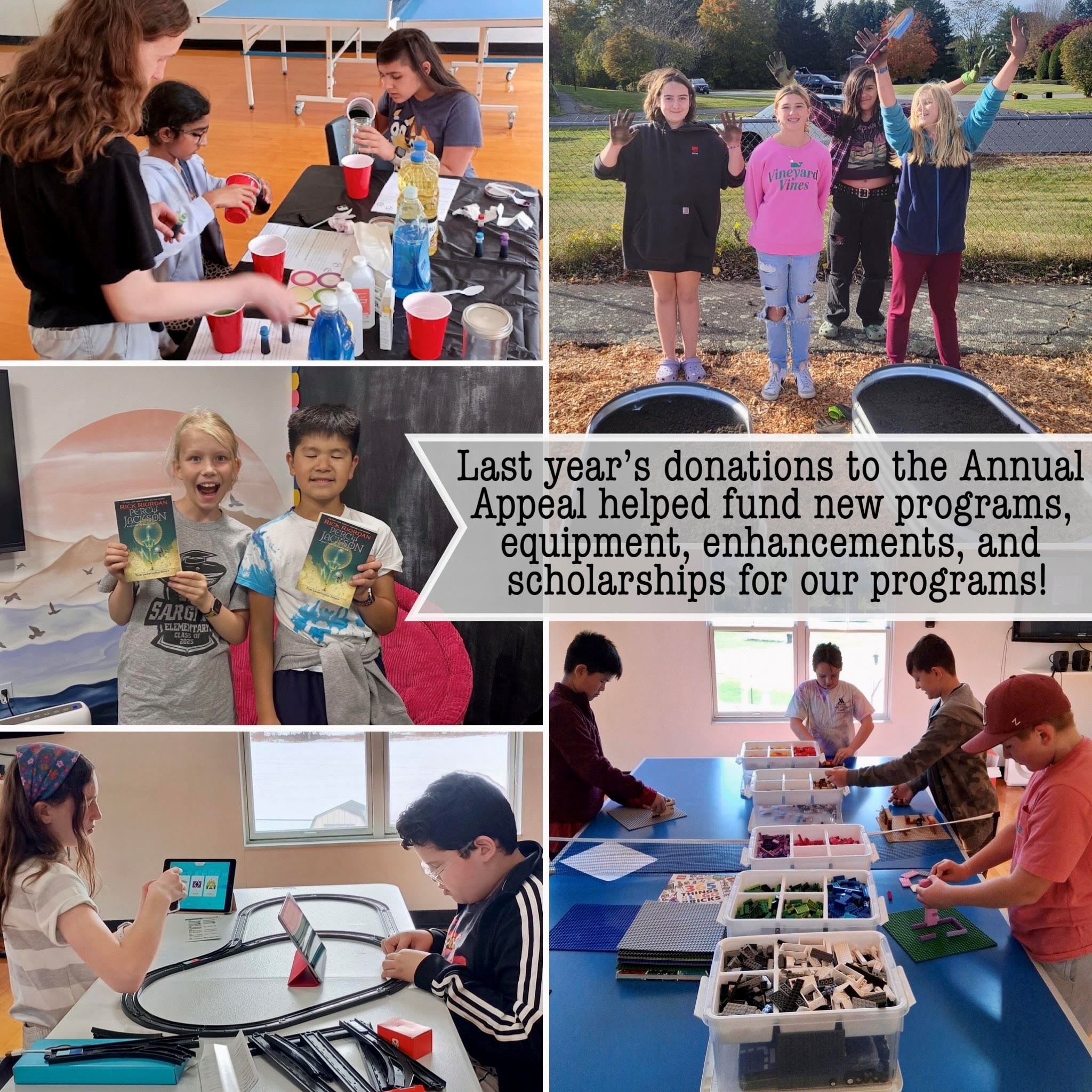 Programs & Equipment funded by the Annual Fund